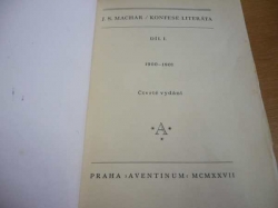 Josef Svatopluk Machar - Konfese literáta 1900-1901. 1. a 2. díl (1927)