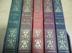 Série 5 knih z nakl. J. Otto. Ottovy 60ti korunové serie. viz popis (cca 1920)  
