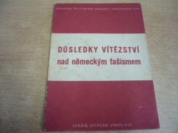 Důsledky vítězství nad německým fašismem (1945) ed. Knihovna politických rukovětí funkcionáře KSČ, sv. 1.