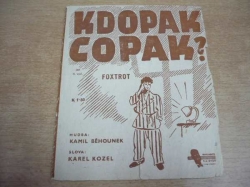 Karel Kozel - Kdopak - copak? Foxtrot (cca 1945)