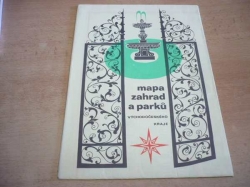 Mapa zahrad a parků Východočeského kraje 1:200 000 (1973)