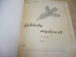 Josef Žalman - Základy myslivosti I. díl. (1948)