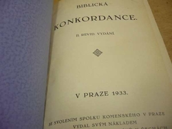 Karel Seitz - Biblická Konkordance (1933)