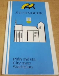 Šternberg. Plán města (1993) mapa