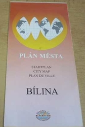 Bilina. Plán města (1996) mapa 