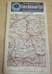Graz a okolí. Osterr.Automobil-Club 1 : 750 000 (mapa)