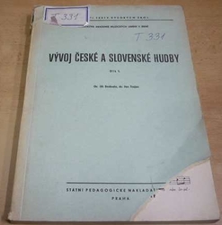 Jiří Svoboda - Vývoj české a slovenské hudby. Díl I. (1966)
