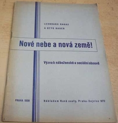 Leonhard Ragaz - Nové nebe a nová země ! (1938)
