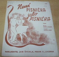 Karel Ctibor - Není písnička jako písnička. Polka (1942)