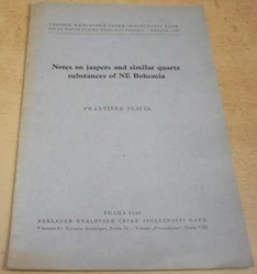 František Slavík - Notes on jaspers and similar quartz substances of NE Bohemia (1946) anglicky