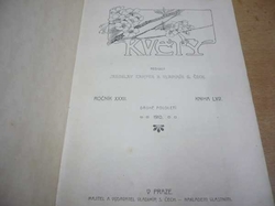 Časopis Květy, Ročník XXXII., Kniha LXV, druhé pololetí (1910)