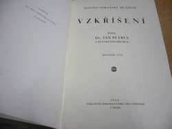 Vzkříšení. Noviny sokolské mládeže, ročník XXI. č. 1. až 10. úplný ročník (1935) 