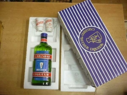 BECHEROVKA Carlsbad Becher Liqueur (dárkové balení z roku 1989) retro