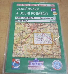 Benešovsko a Dolní posázaví 1 : 50 000 (1998) mapa    
