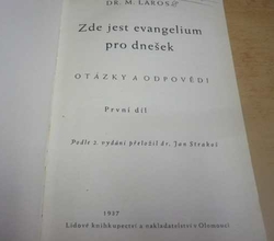 M. Laros - Zde jest evangelium pro dnešek. Otázky a odpovědi I. (1937)