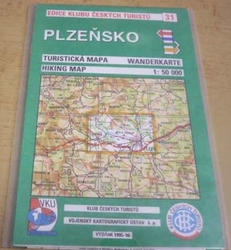 Plzeňsko 1 : 50 000 (1998) mapa    