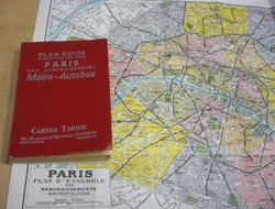 Plan - Guide Paris. Metro - Autobus. Francouzsky + mapa