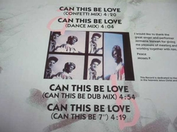 Maxisingle MOSES P. - can this be love (Rap-Hip Hop)