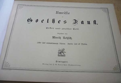 Moritz Retzsch - Umriffe zu Goethes Faust/Obrysy Goethova Fausta (1855) německy