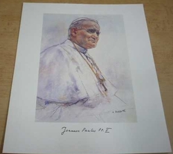 D. Bellotti - Jan Pavel II. Johanes Paulus II. Barevná grafika