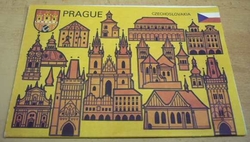Prague (1984) mapa. D. GB.