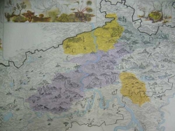 Mapa středočeského kraje