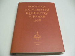 Ročenka universitní knihovny v Praze 1958 (1959)