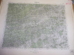 Mapa - TURZOVKA 1952 (Tajné!)