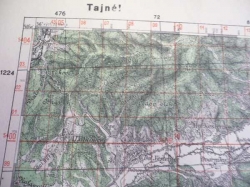Mapa - HANDLOVÁ 1951 (Tajné!)