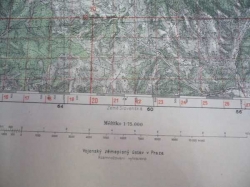 Mapa - HANDLOVÁ 1951 (Tajné!)