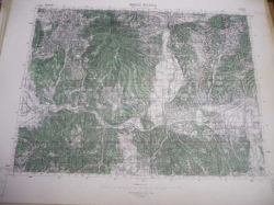 Mapa - BANSKÁ BYSTRICA 1951 (Tajné!)