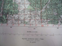 Mapa - BANSKÁ BYSTRICA 1951 (Tajné!)