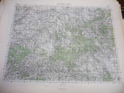 Mapa - NOVÉ MESTO n. VÁHOM 1952 (Tajné!)