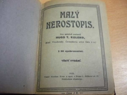 Hugo T. Kolisko - Malý nerostopis (1922), Antonín Jenne - Stručný český dějepis (1924) v jedné knize