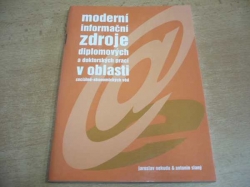 Jaroslav Nekuda - Moderní informační zdroje diplomových a doktorských prací v oblasti sociálně-ekonomických věd (2001)