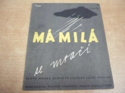 Manka Bláhová - Má milá se mračí. Polka (1942)