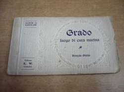 Grado luogo dí cura marína. Album 12 cartoline (cca 1920) italsky