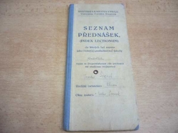 Seznam přednášek (Index Lectionum) Universita Karlova v Praze (1947)