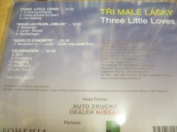 CD JOSEF VEJVODA TRIO a SUK CHAMBER ORCHESTRA - Three Little Loves / NOVÉ