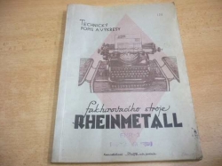 Technický popis a výkresy fakturovacího stroje Rheinmetall (1954)