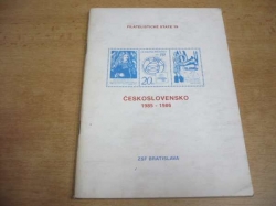 Jozef Olah - Československo 1985-1986. Filatelistické state 19 (1987) slovensky  
