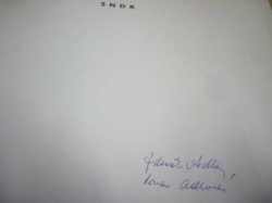 Zdeněk Adla - Krásná a slavná (1961) PODPISY AUTORŮ