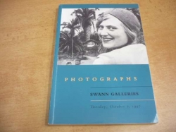 Photographs. Swann Galleries. Public Auction Sale 1767. Tuesday, October 7, 1997 (1997) anglicky 