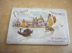 Venezia.Aartistica. 12 Cartoline all' Acquarello (cca 1930)