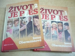 Irena Obermannová - Život je ples 1. a 2. díl, 2 svazky (2012) jako nové
