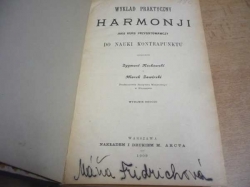 Zygmunt Moskowski - Harmonji, wyklad praktyczny jako kurs przygotowawczy do nauki kontrpunktu (1909) polsky