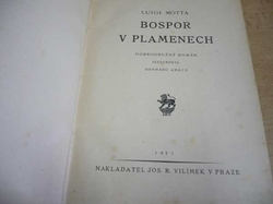 Luigi Motta - Bospor v plamenech. Dobrodružný román (1927)