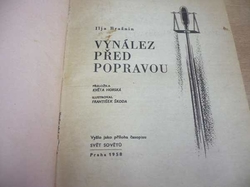 Ilja Bražnin - Vynález před popravou (1958) Převazba více titulů