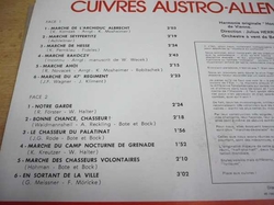 LP Julius Herrmann - Orchestre À Vent De Berlin "Grosser Kurfürst" - Cuivres Austro-allemands