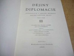 Dějiny diplomacie III. 1919 - 1939 (1949)
